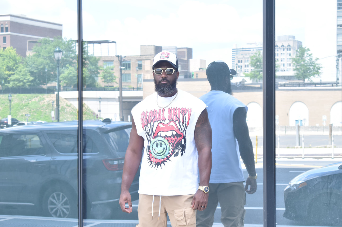 Global Unity “Wuzzzup” Sleeveless Shirt