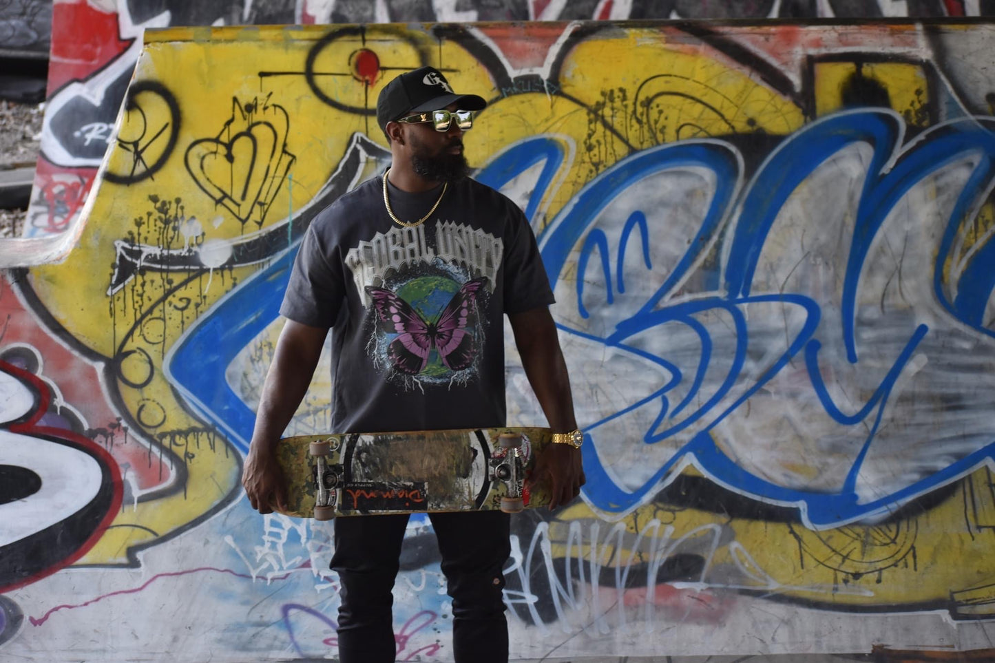 Global Unity “Butterfly Effect” Oversized T-shirt