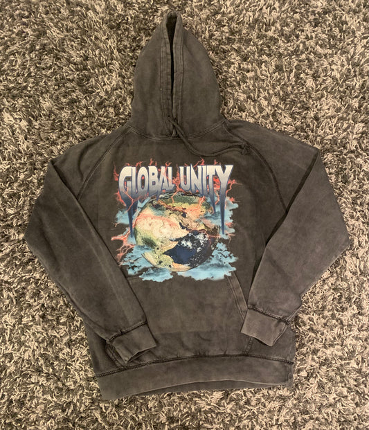 Global Unity Acid Wash “Pangea” Hoodie